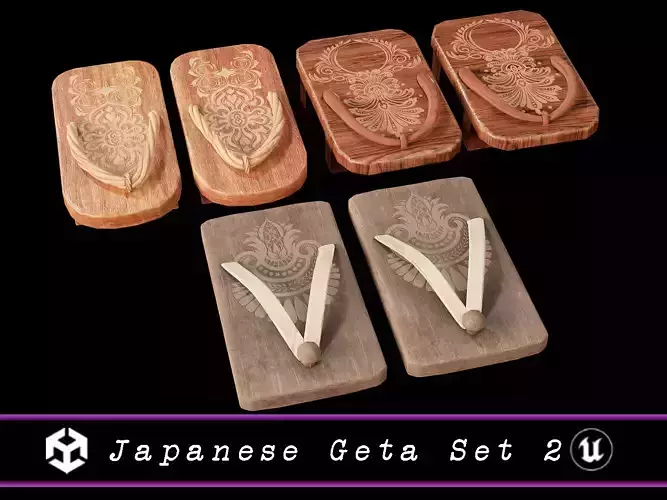Japanese Geta Set 2 
