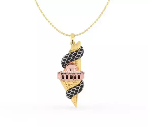 Kubbetus sahra palestine pendant