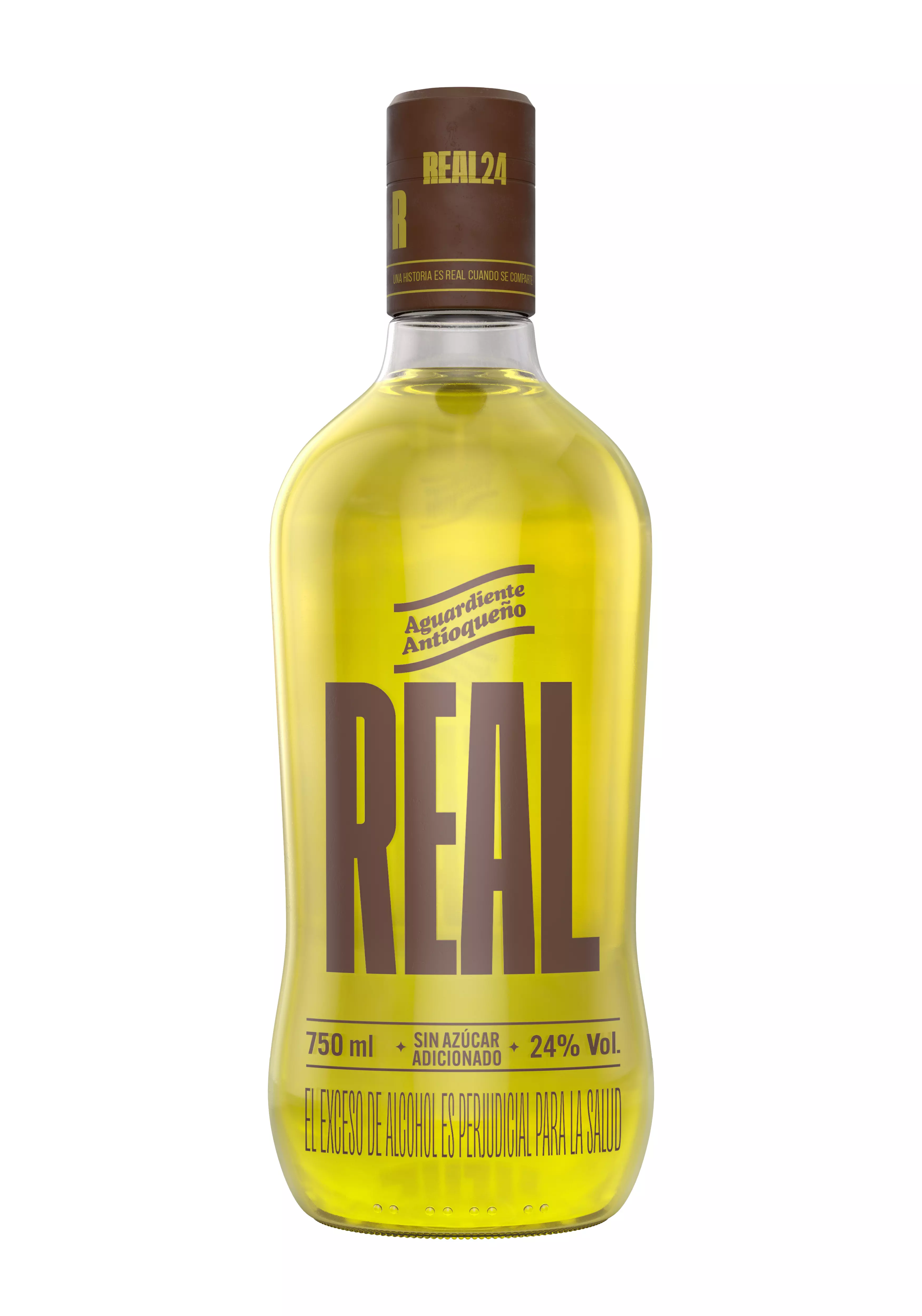 Bottle of Liquor Real Free low-poly 3D model