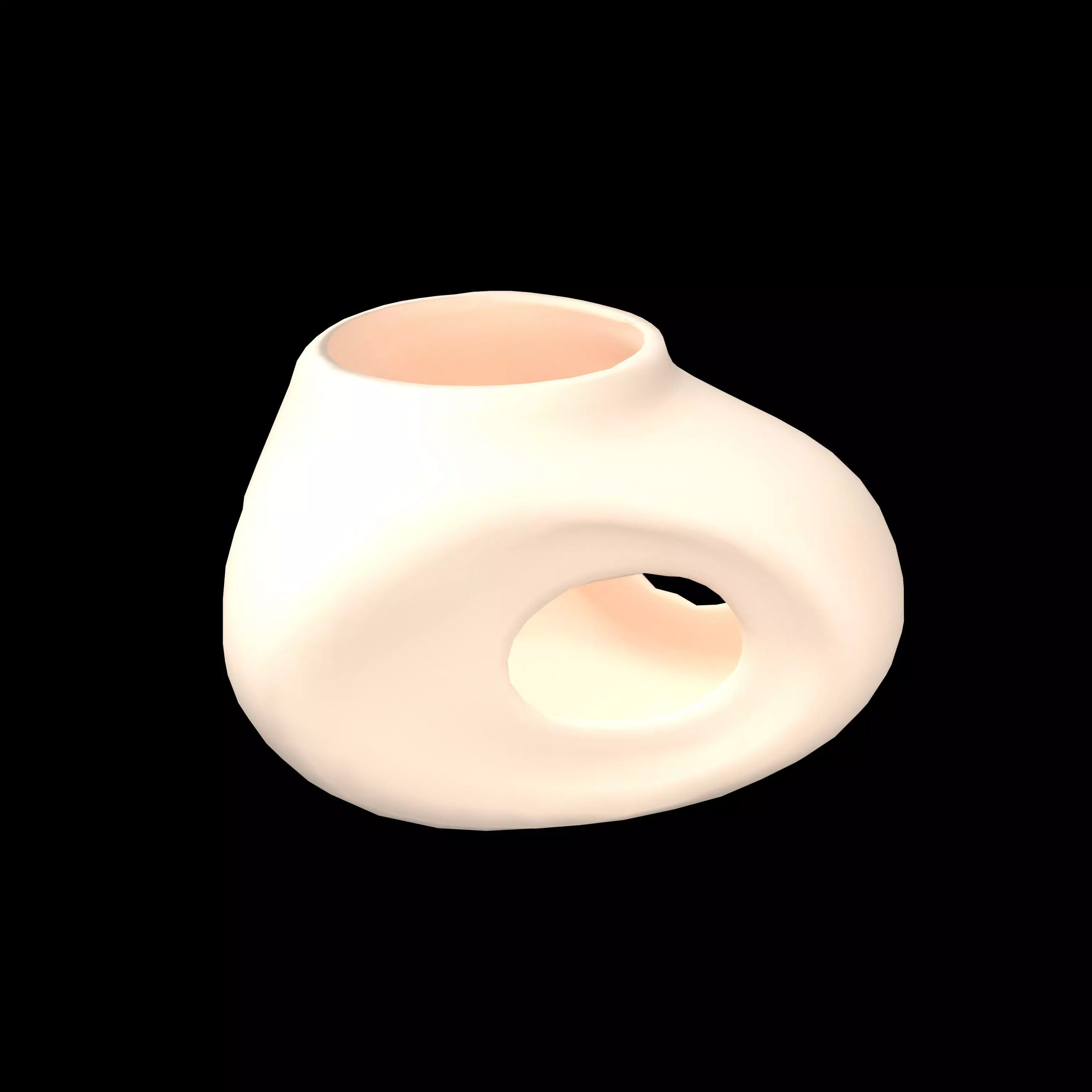 Modern Vase v2 002 Low-poly 3D model_0