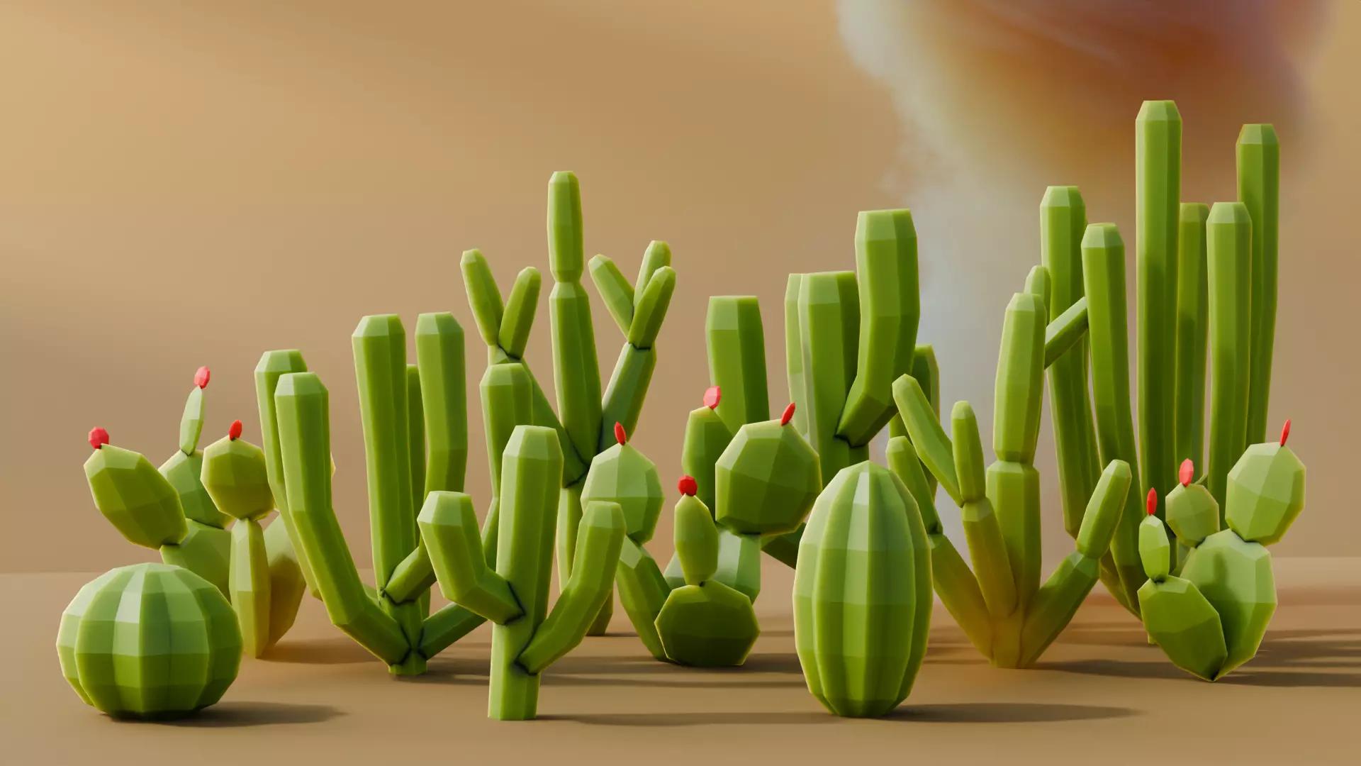 Low Poly Desert Biome Repack 3D Model Collection_4