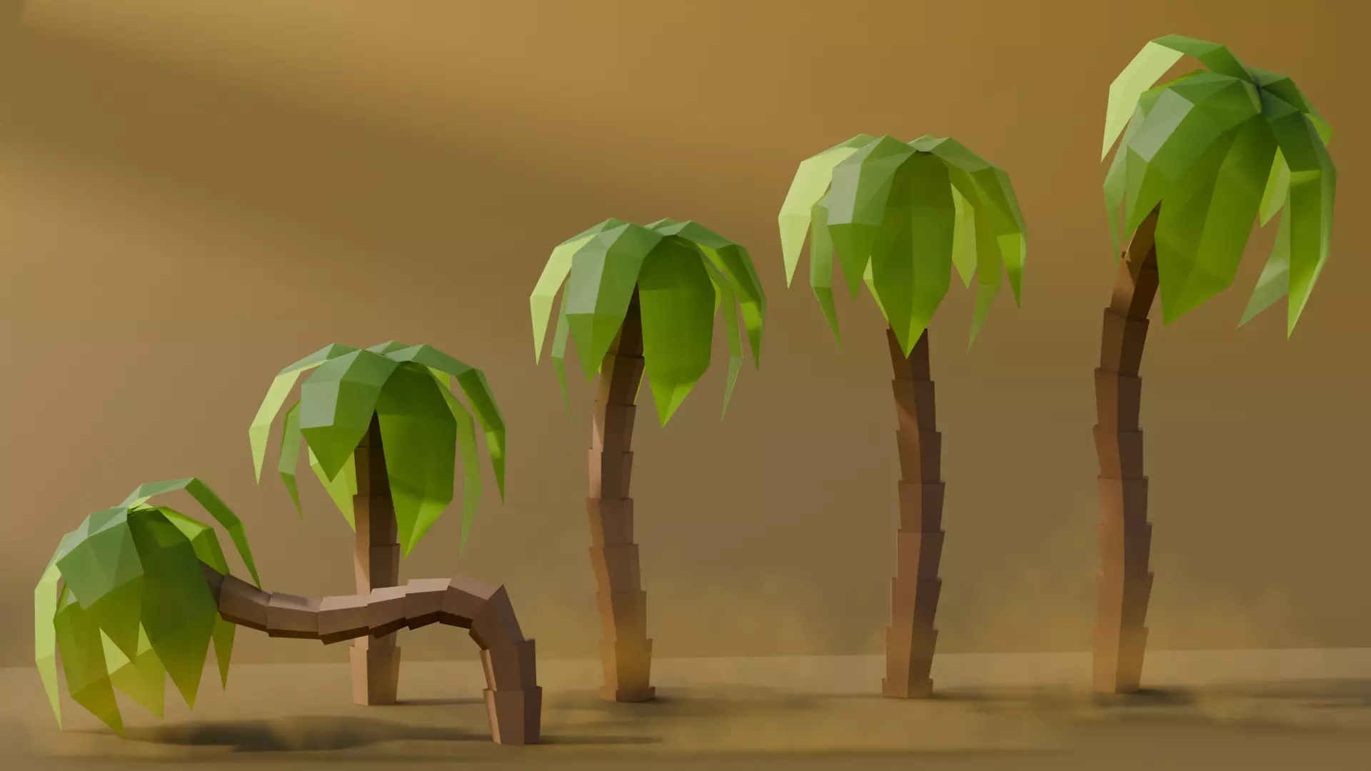 Low Poly Desert Biome Repack 3D Model Collection_6