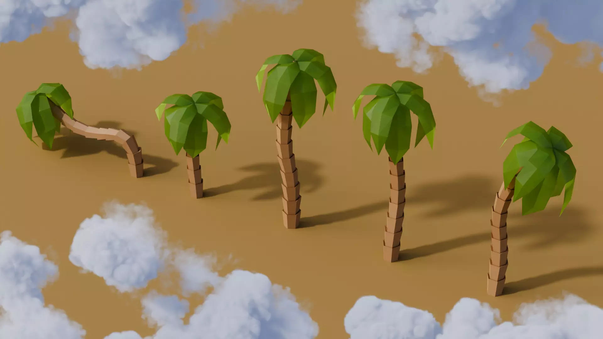 Low Poly Desert Biome Repack 3D Model Collection_10
