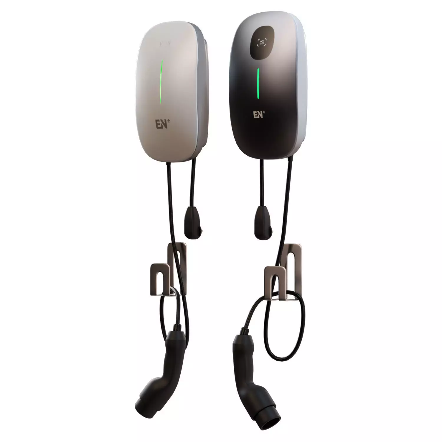 Silk Rect Wallbox Charger Low-poly 3D model_0