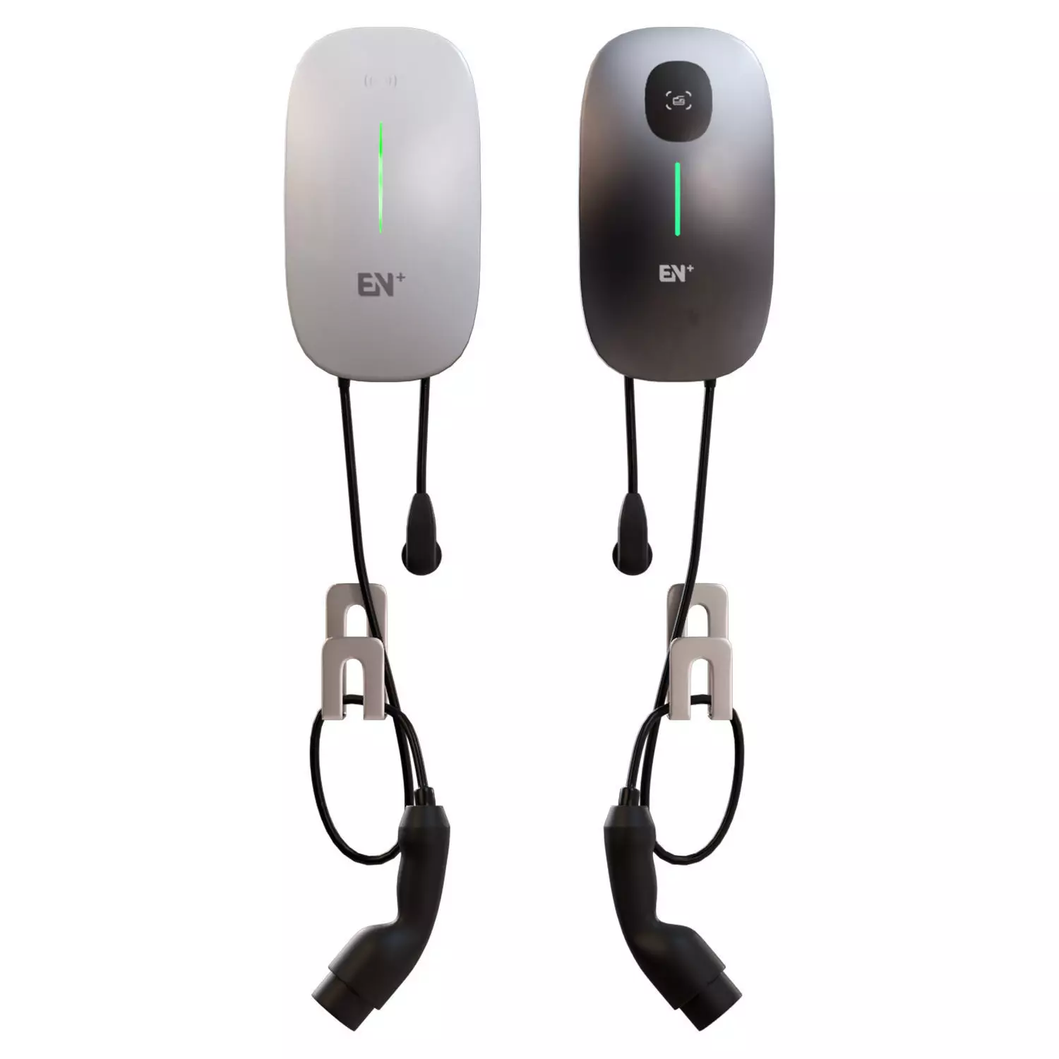 Silk Rect Wallbox Charger Low-poly 3D model_2