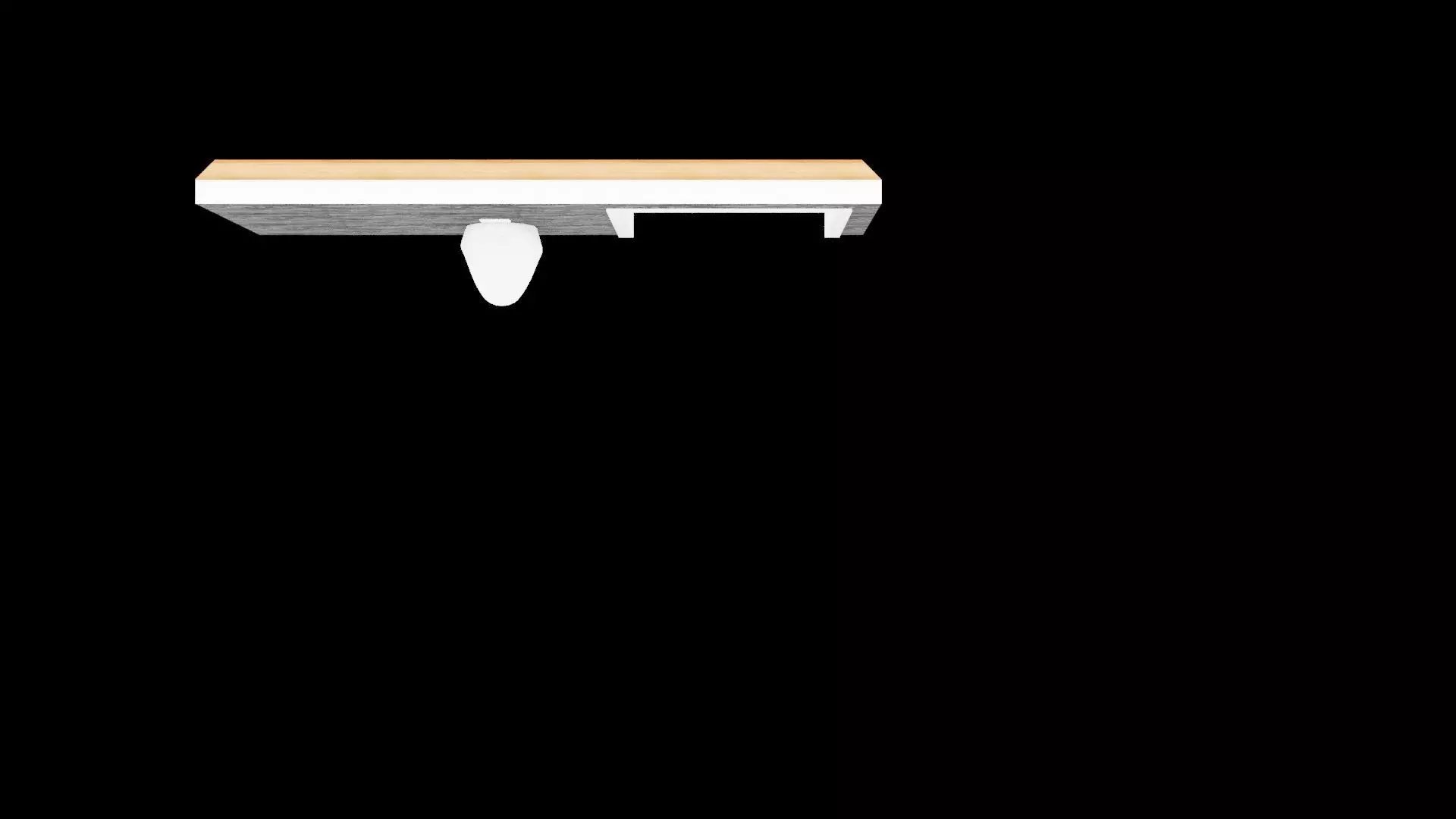 Wall Architectural  Low-poly 3D model_3