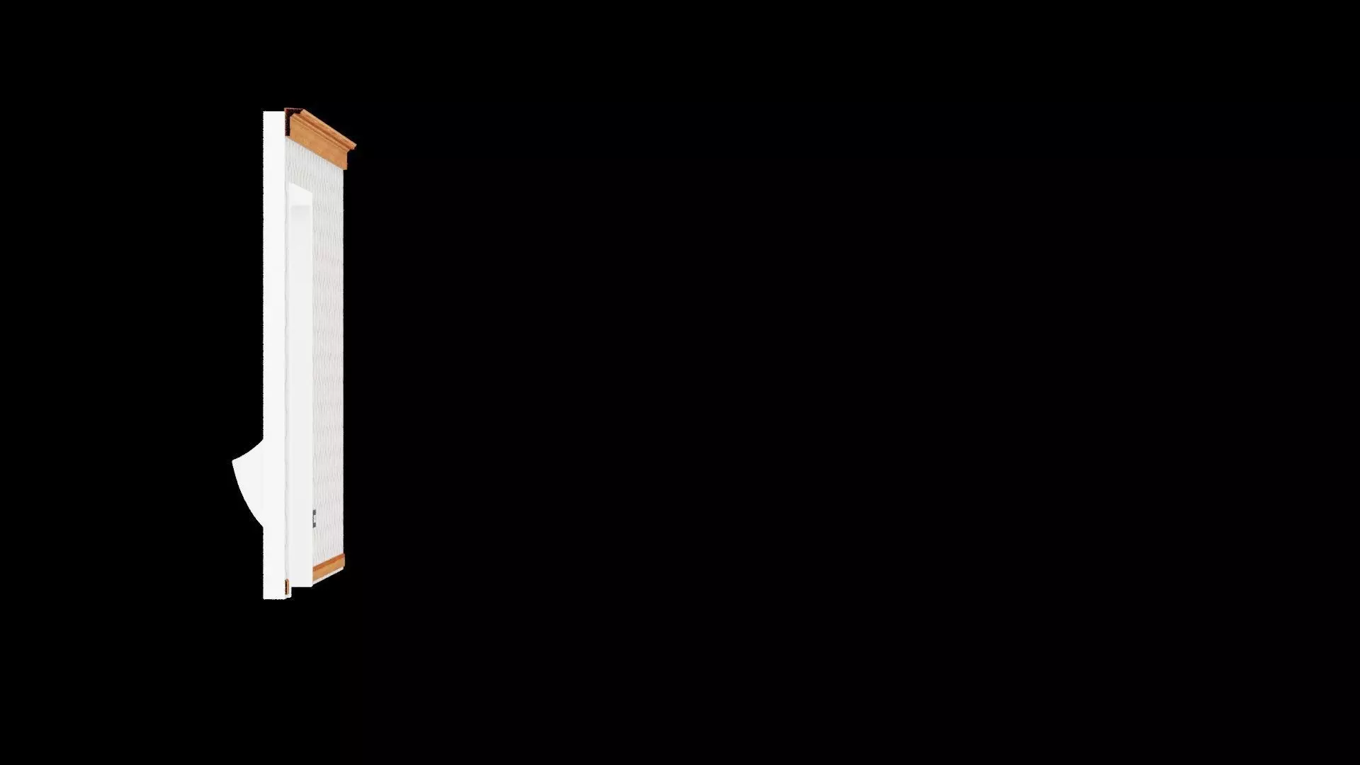 Wall Architectural  Low-poly 3D model_2