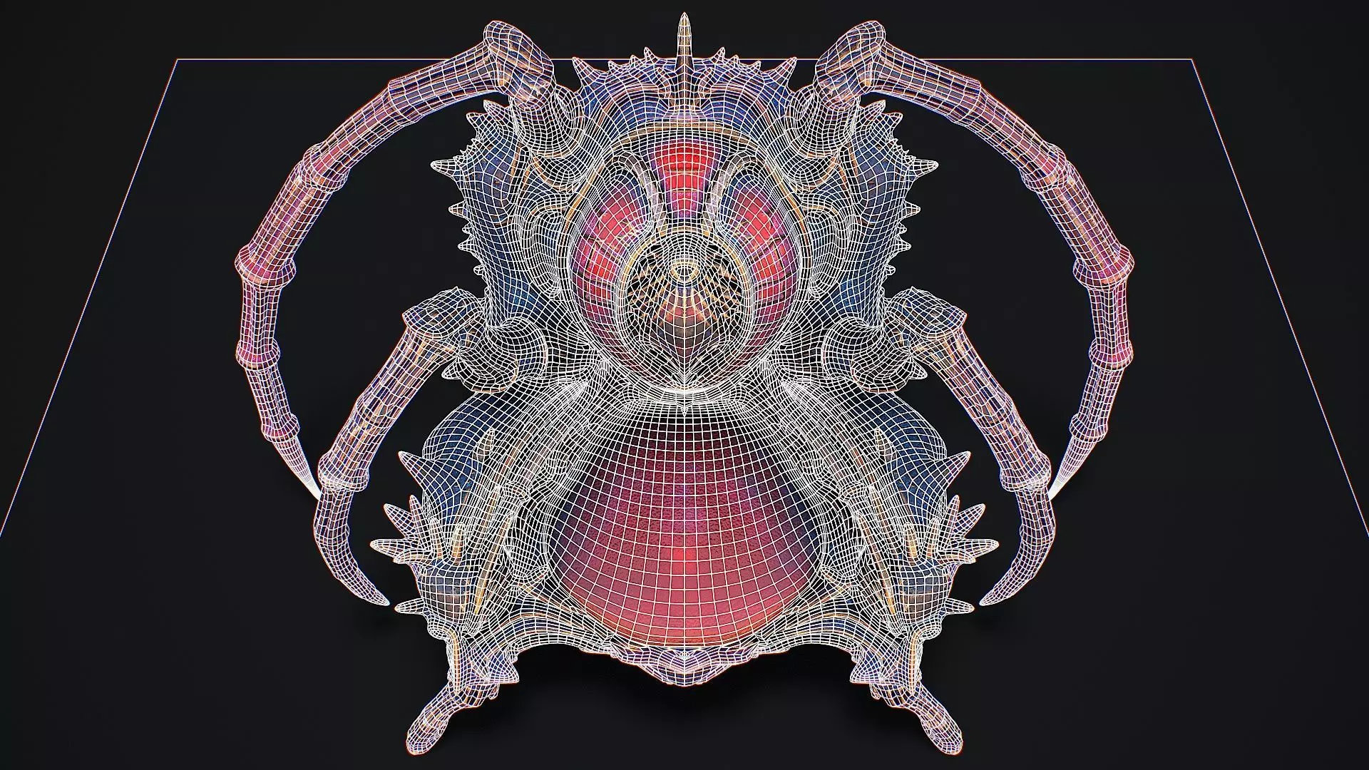 Fantasy Throne 9 game ready 3d model Low-poly 3D model_12