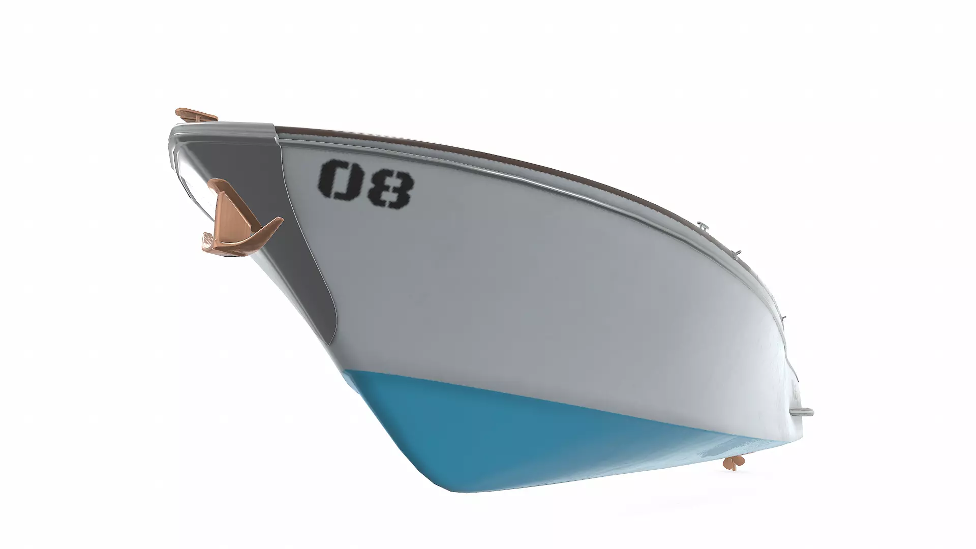 Luxury Speedboat Low-poly PBR Low-poly 3D model_30