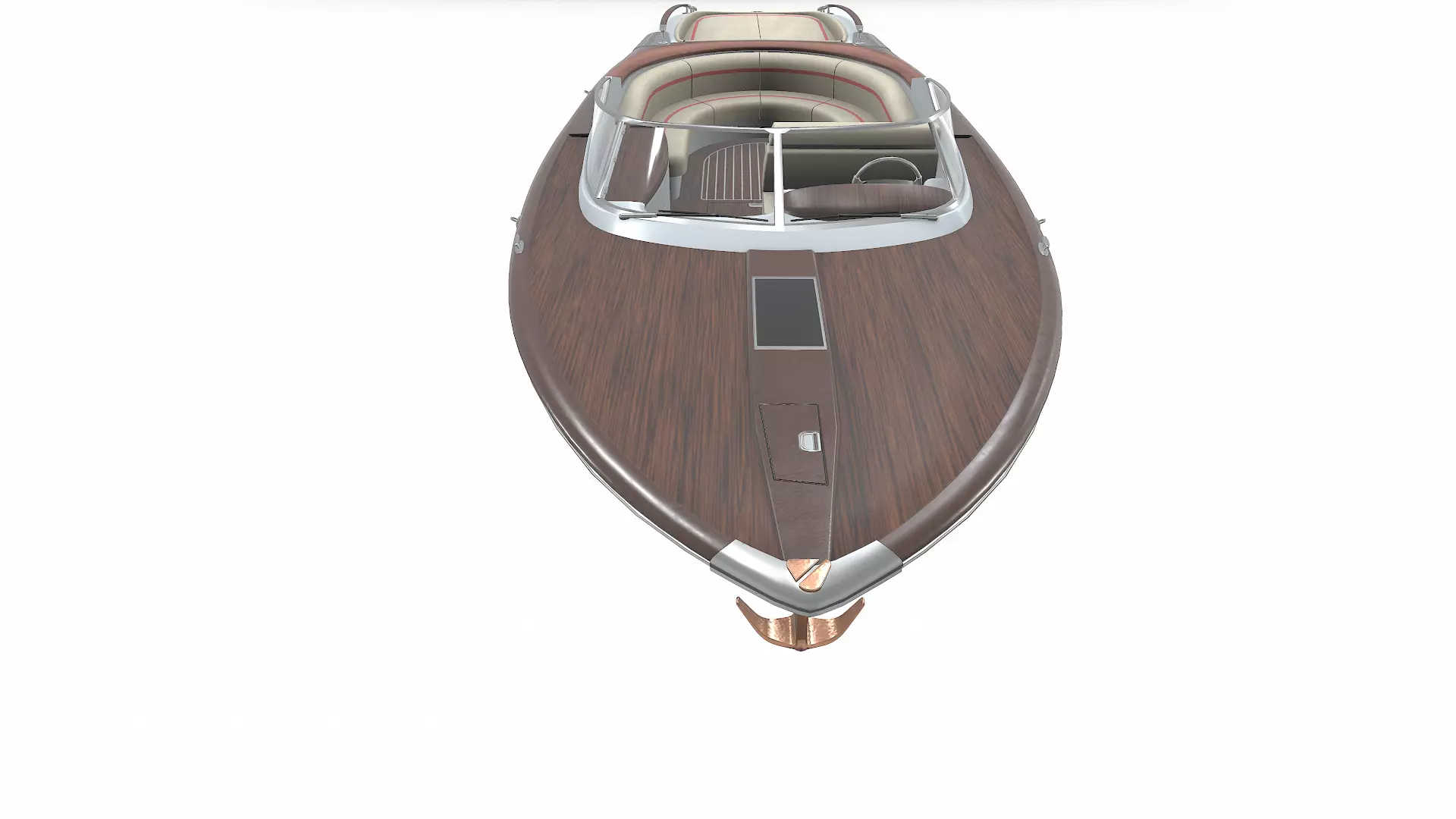 Luxury Speedboat Low-poly PBR Low-poly 3D model_18