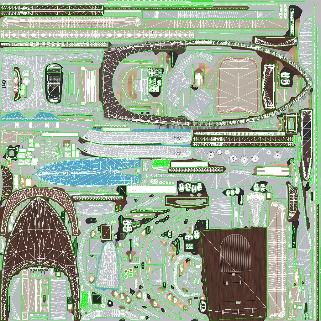 Luxury Speedboat Low-poly PBR Low-poly 3D model_41