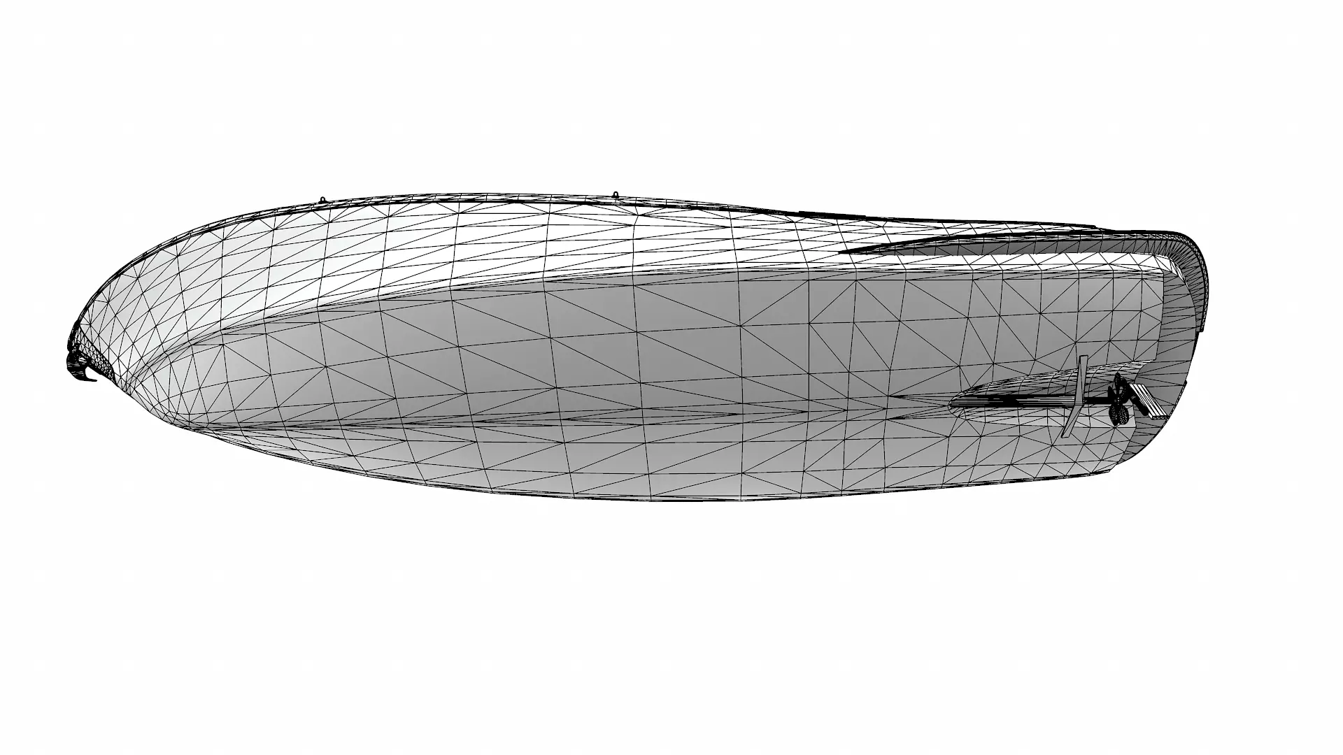 Luxury Speedboat Low-poly PBR Low-poly 3D model_40