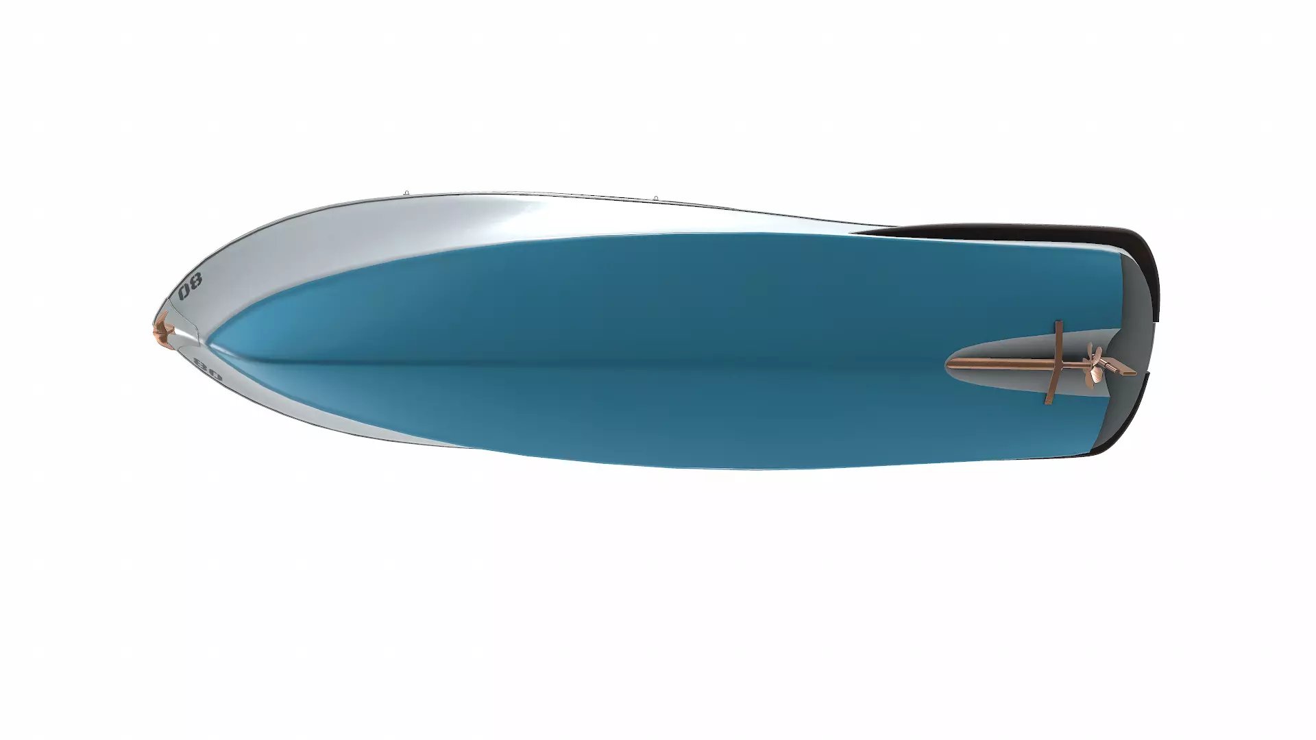 Luxury Speedboat Low-poly PBR Low-poly 3D model_27