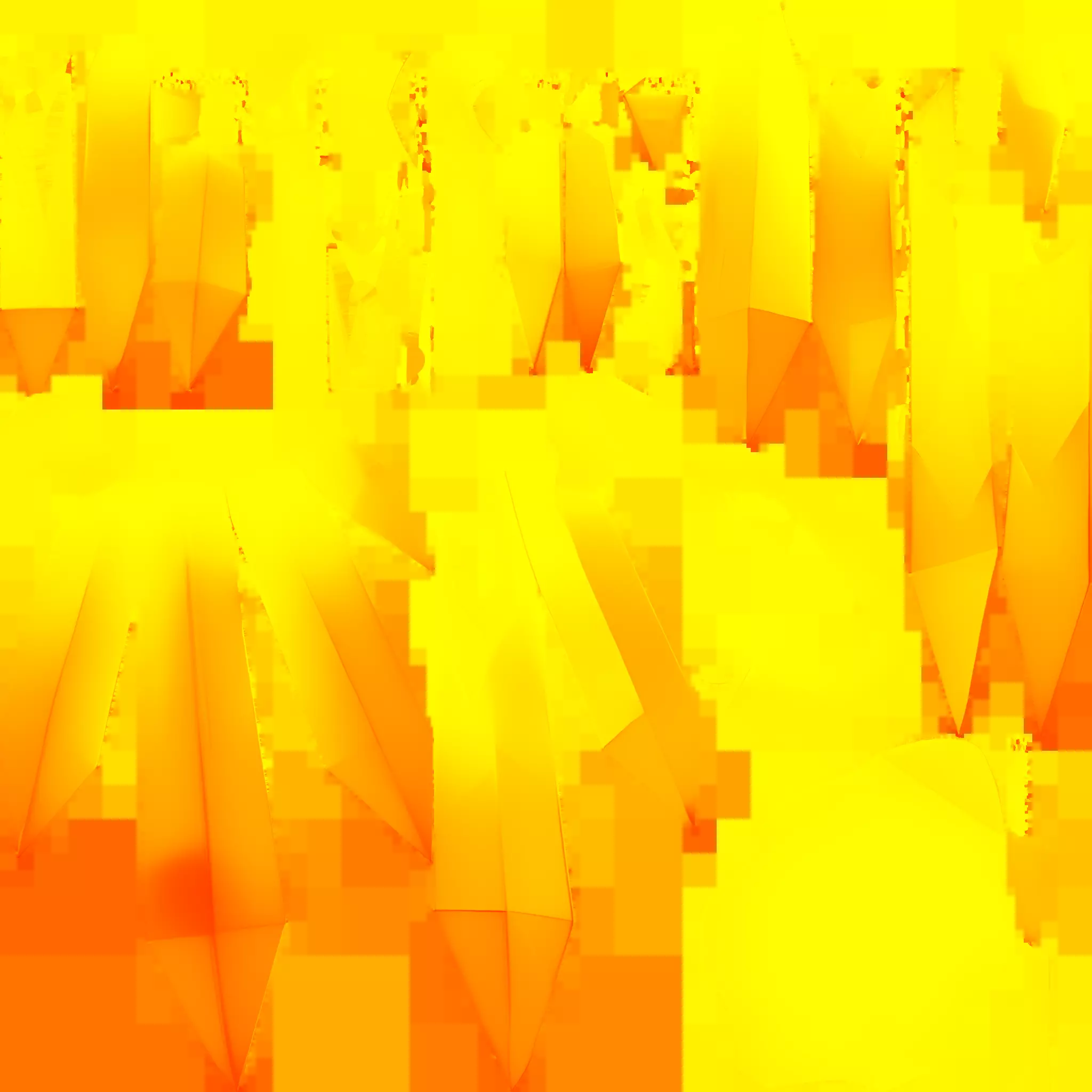 Geometric crystal cluste 3D model_10