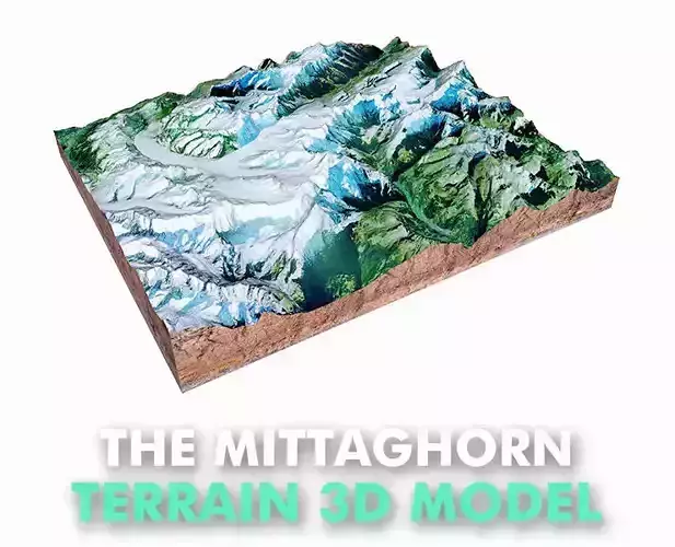 The Mittaghorn Bernese Alps Switzerland