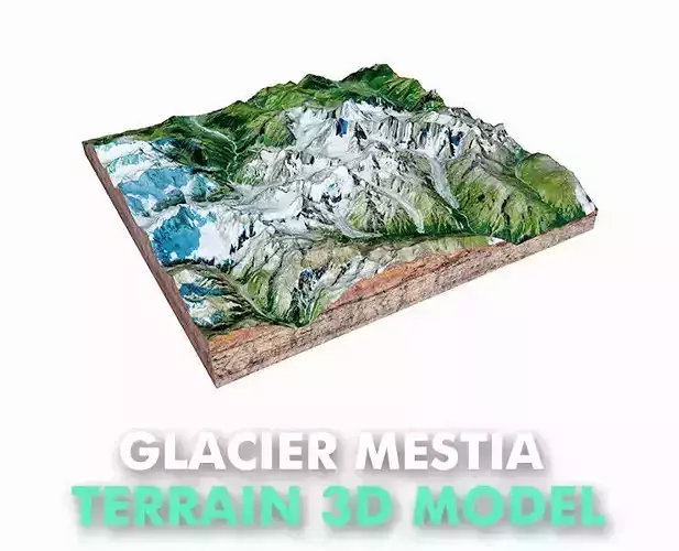 Glacier Mestia Svaneti Georgia