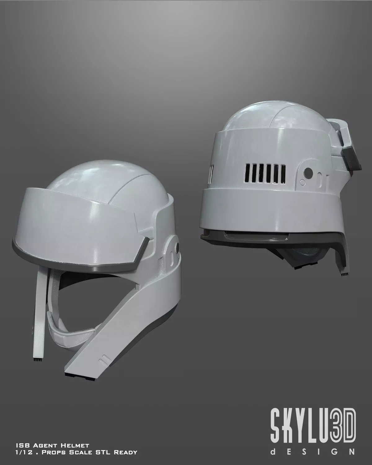 ISB Agent Helmet STL Files Bundle 3D print model_0