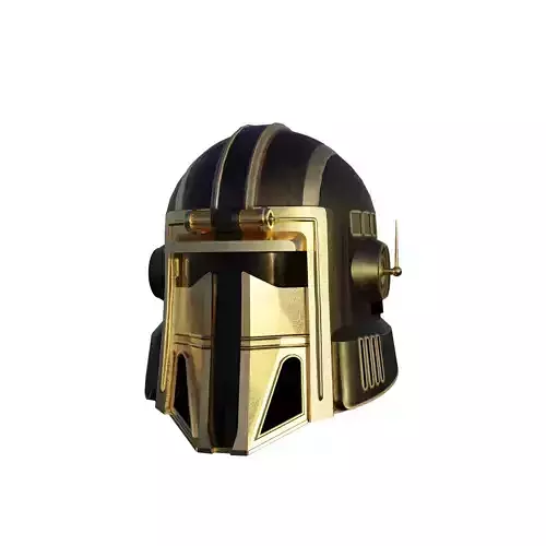 Macedonian Mando Helmet Low-poly 3D model