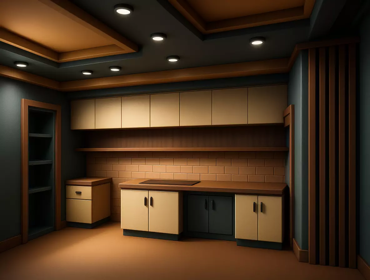 Kitchen design 3D model