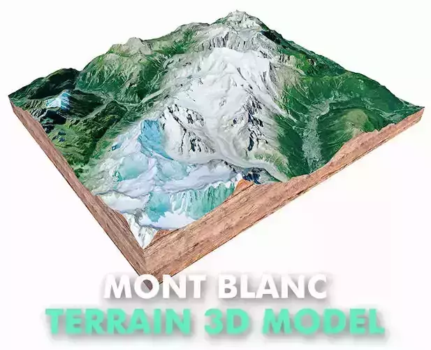 Mont Blanc Mountain Italy