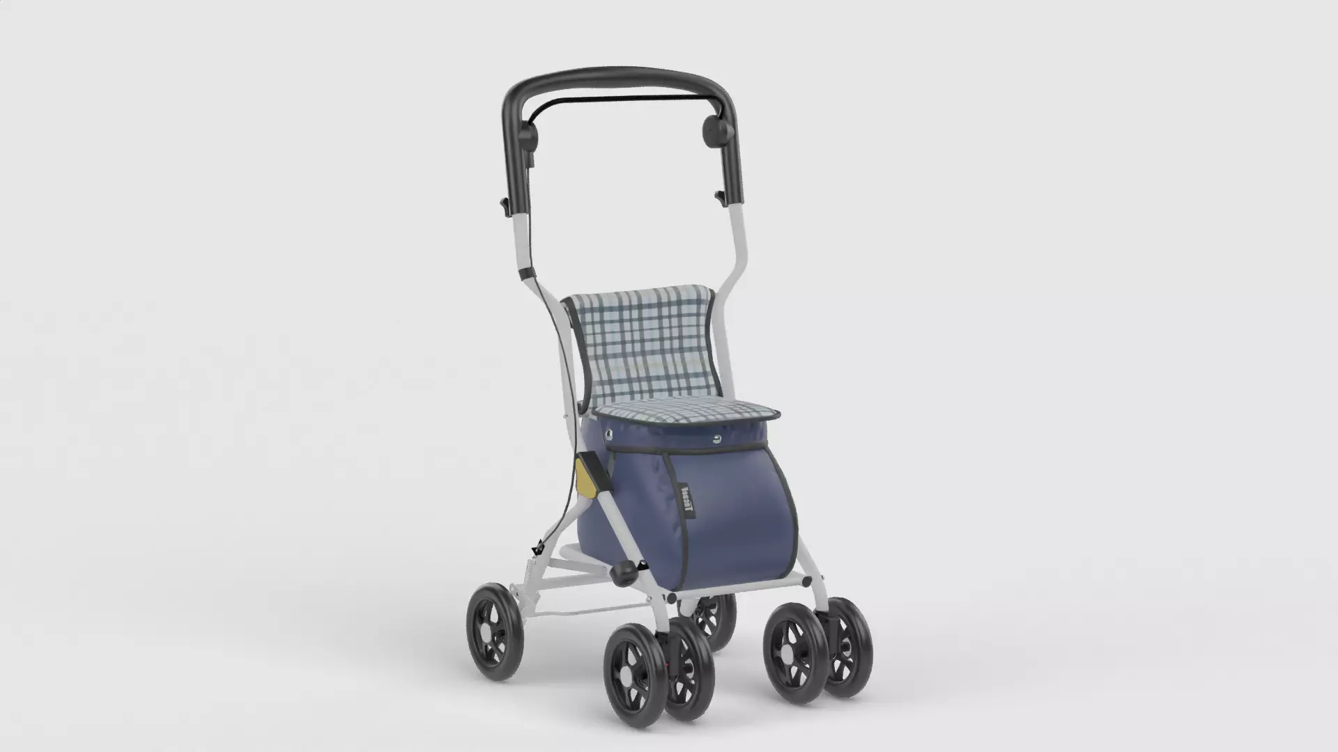 Baby stroller 3D model 3D model_4