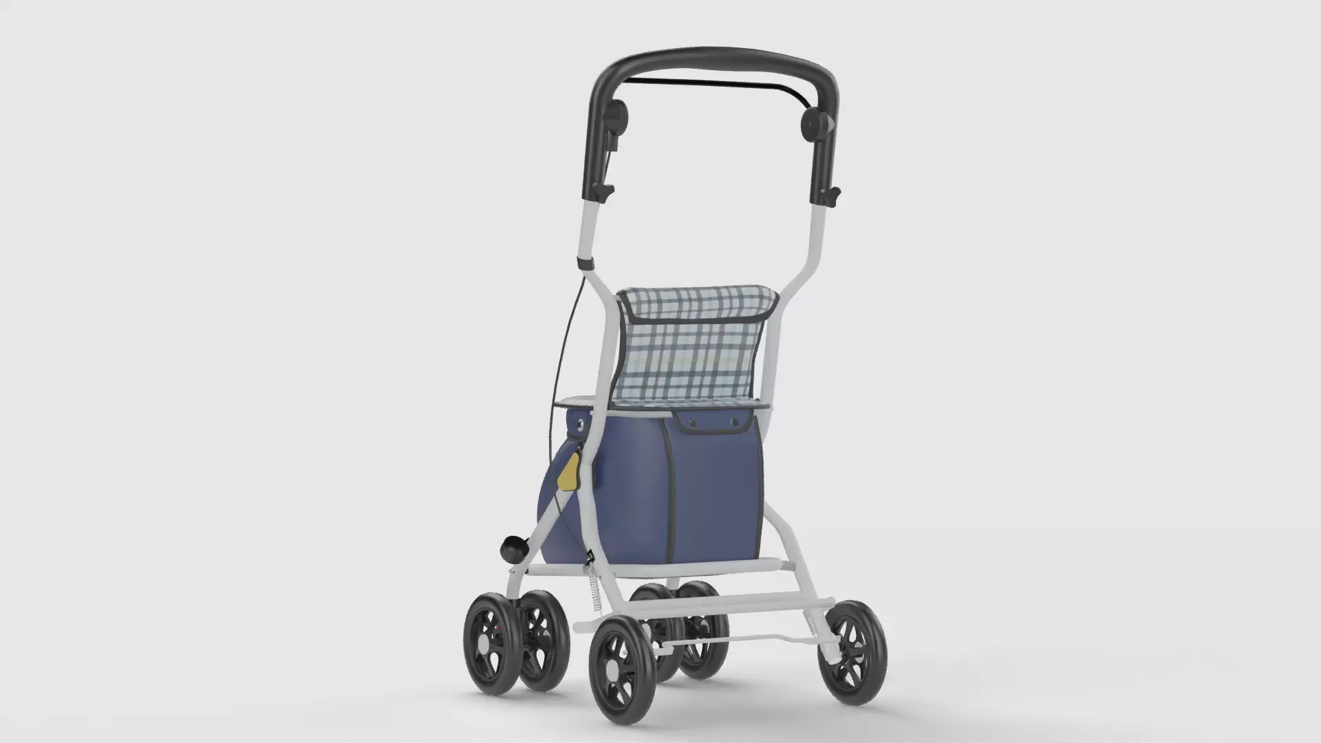 Baby stroller 3D model 3D model_3