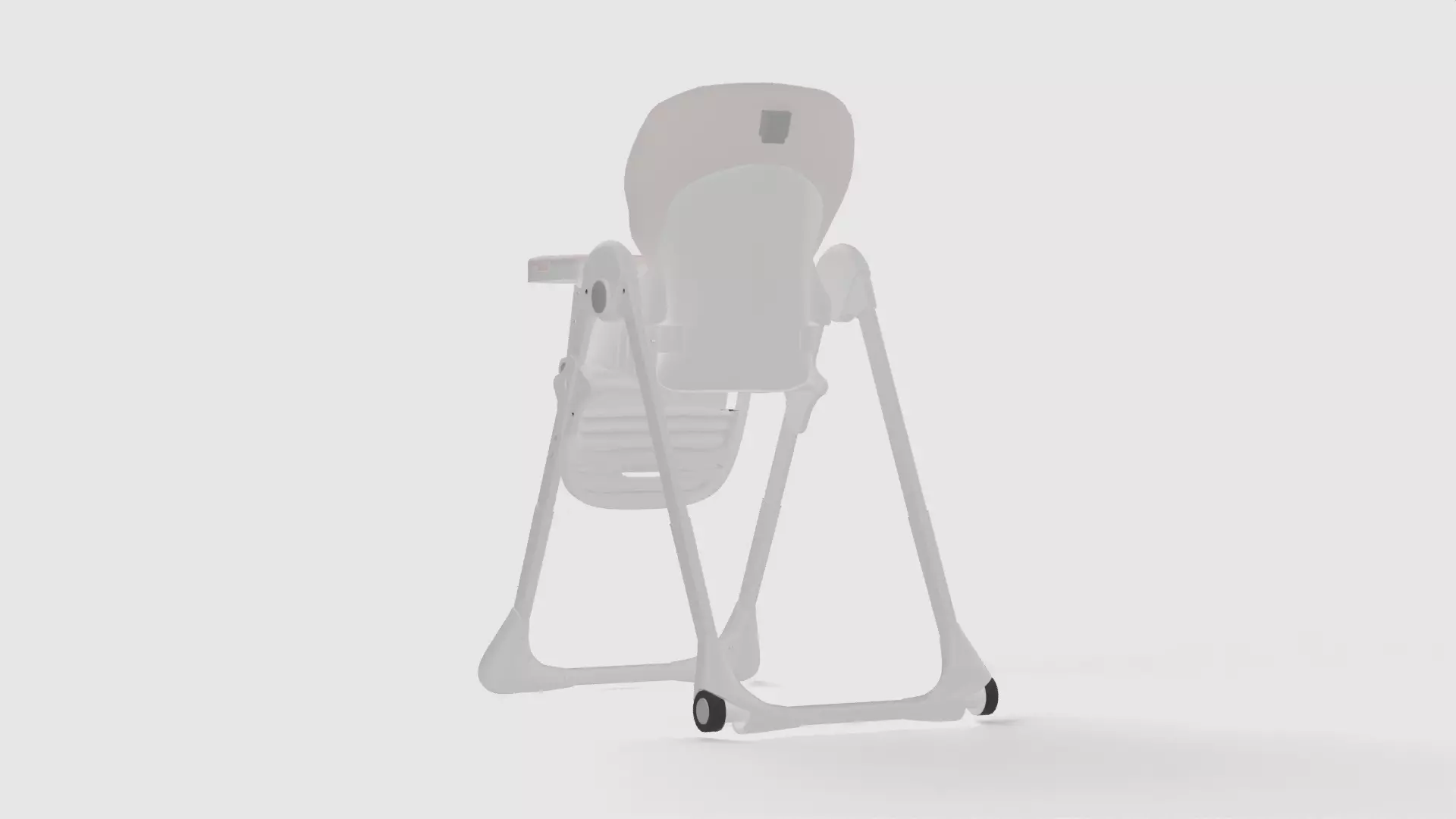 Baby stroller 3D model 3D model_3