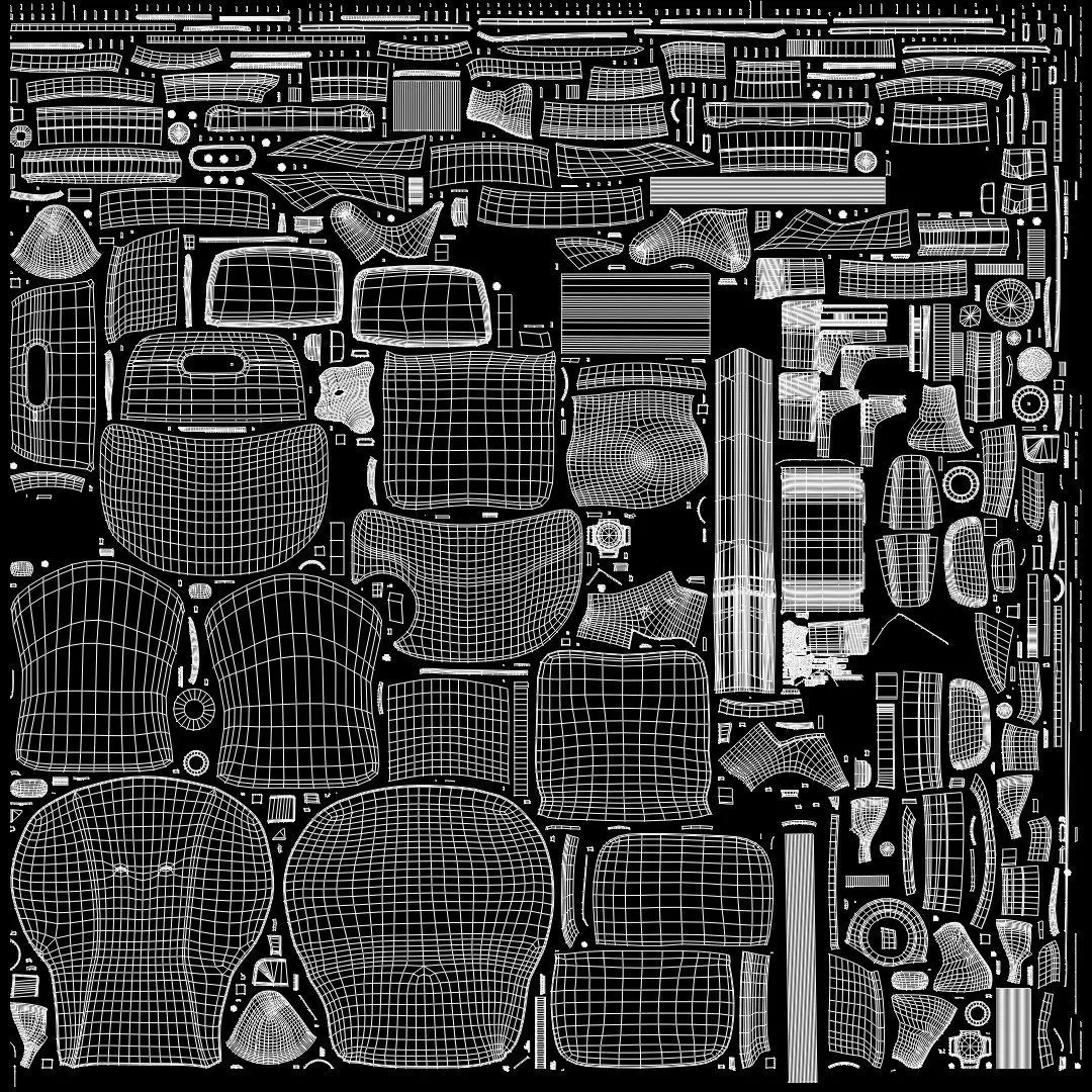 Baby stroller 3D model 3D model_6