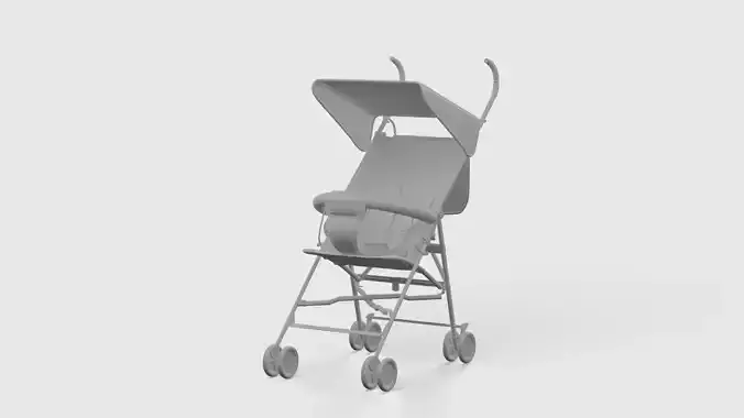 Baby stroller 3D model 3D model Baby stroller 3D model 3D model