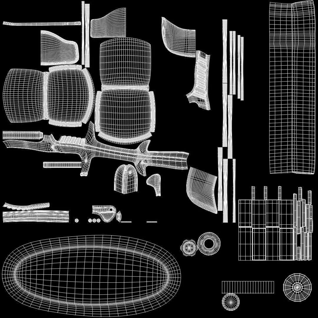 Baby Chair 3D model 3D model_6