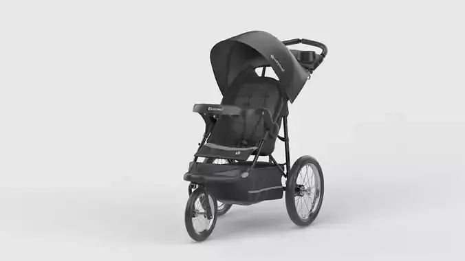 Baby stroller 3D model