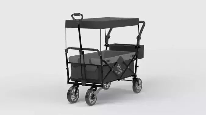 Baby stroller 3D model 3D model