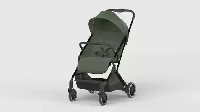 Baby stroller 3D model