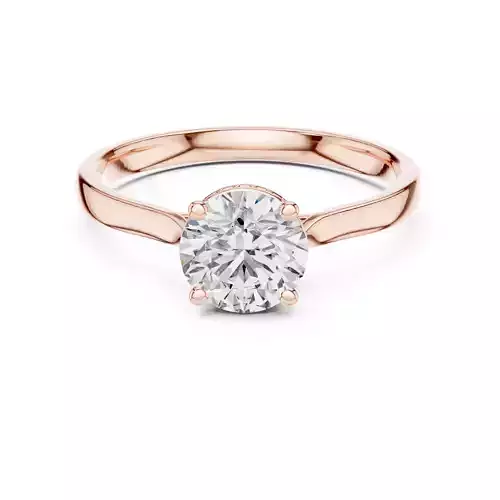 Round Cut Hidden Halo Diamond Engagement Ring 3DM STL Video