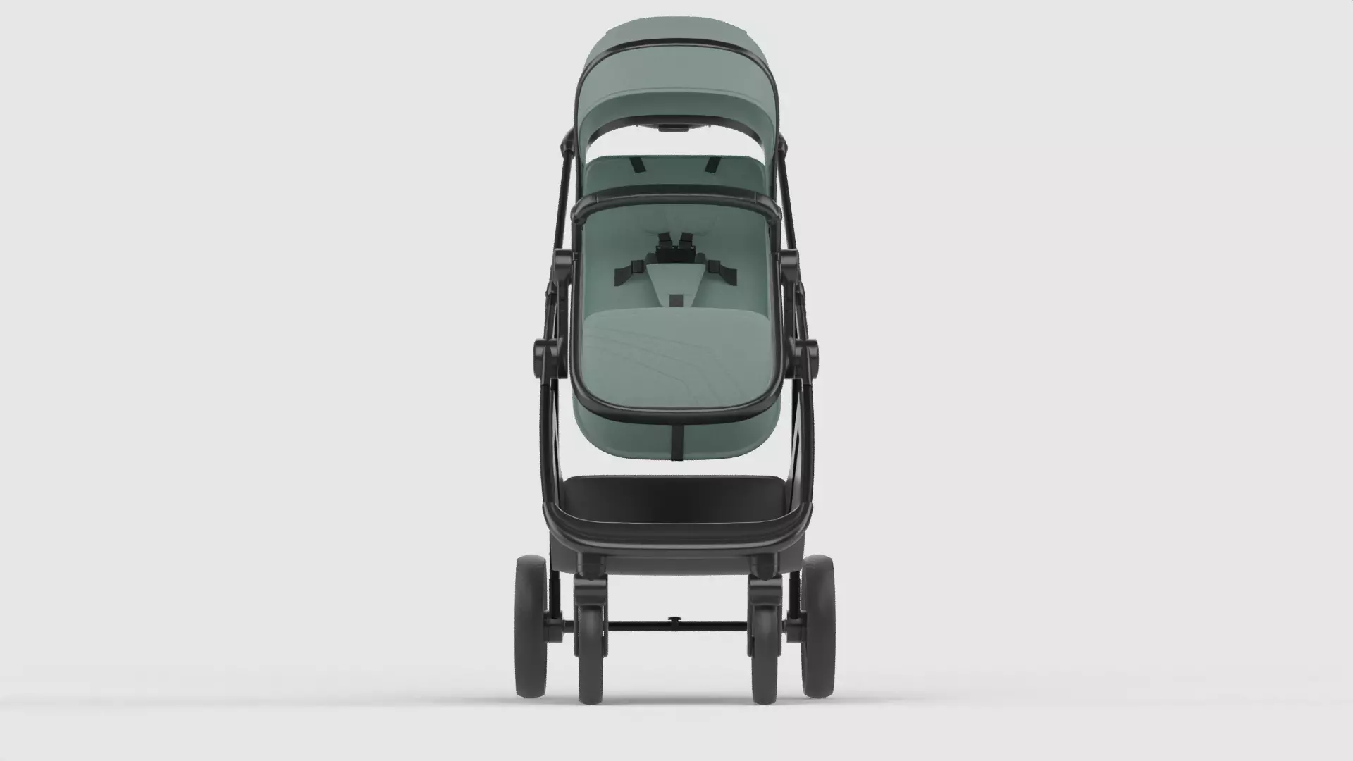 Baby stroller 3D model 3D model_1