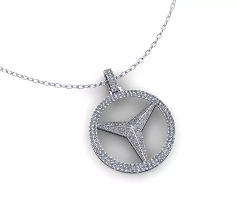 Three Pointed Star Pendants 3D print model