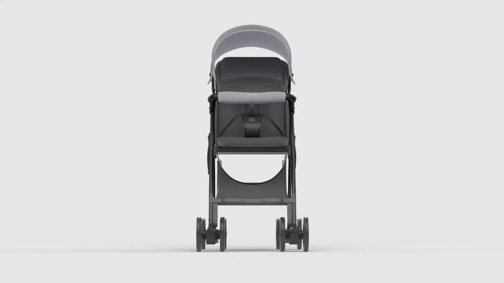 Baby stroller 3D model 3D model_1