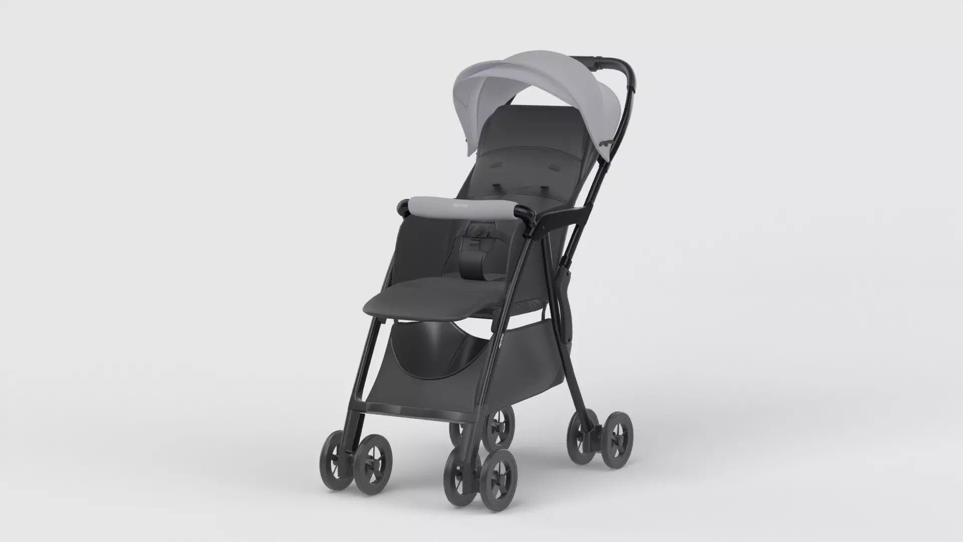 Baby stroller 3D model 3D model_0