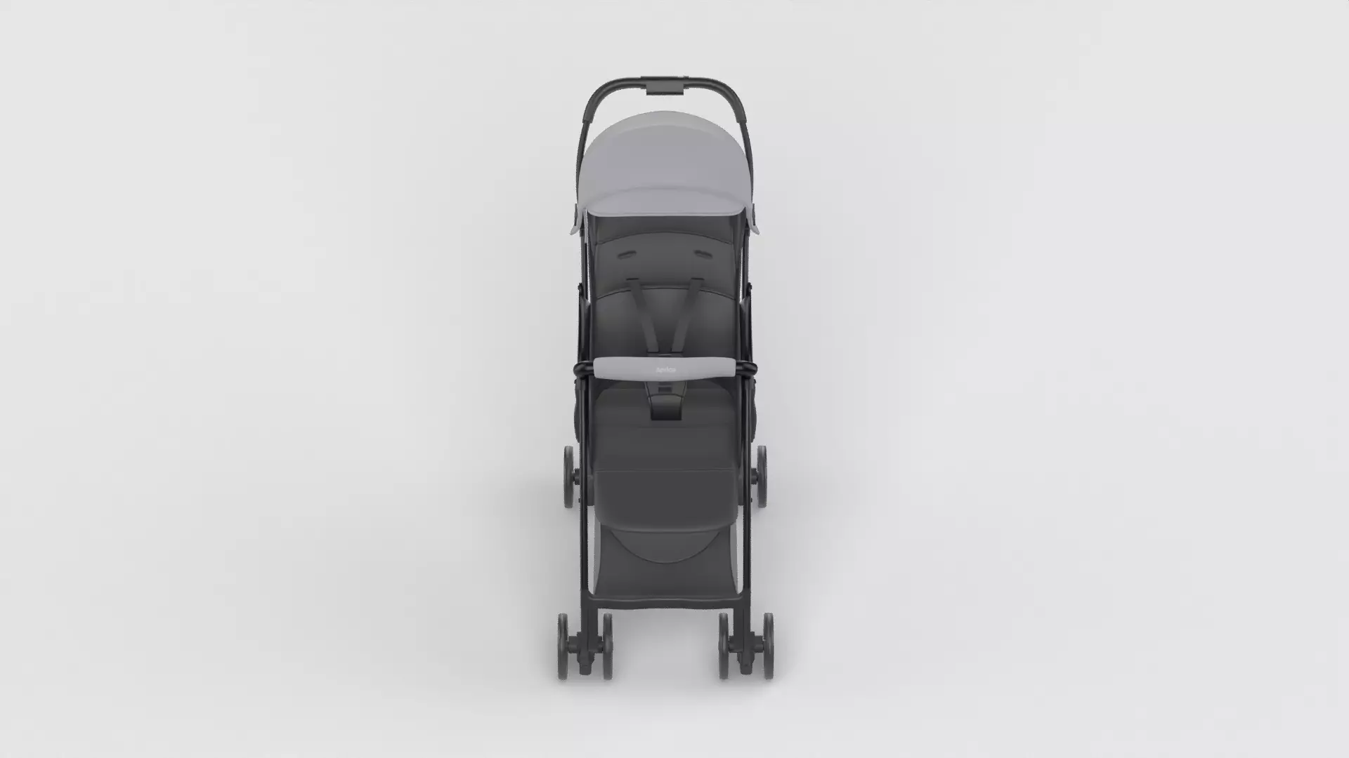 Baby stroller 3D model 3D model_2