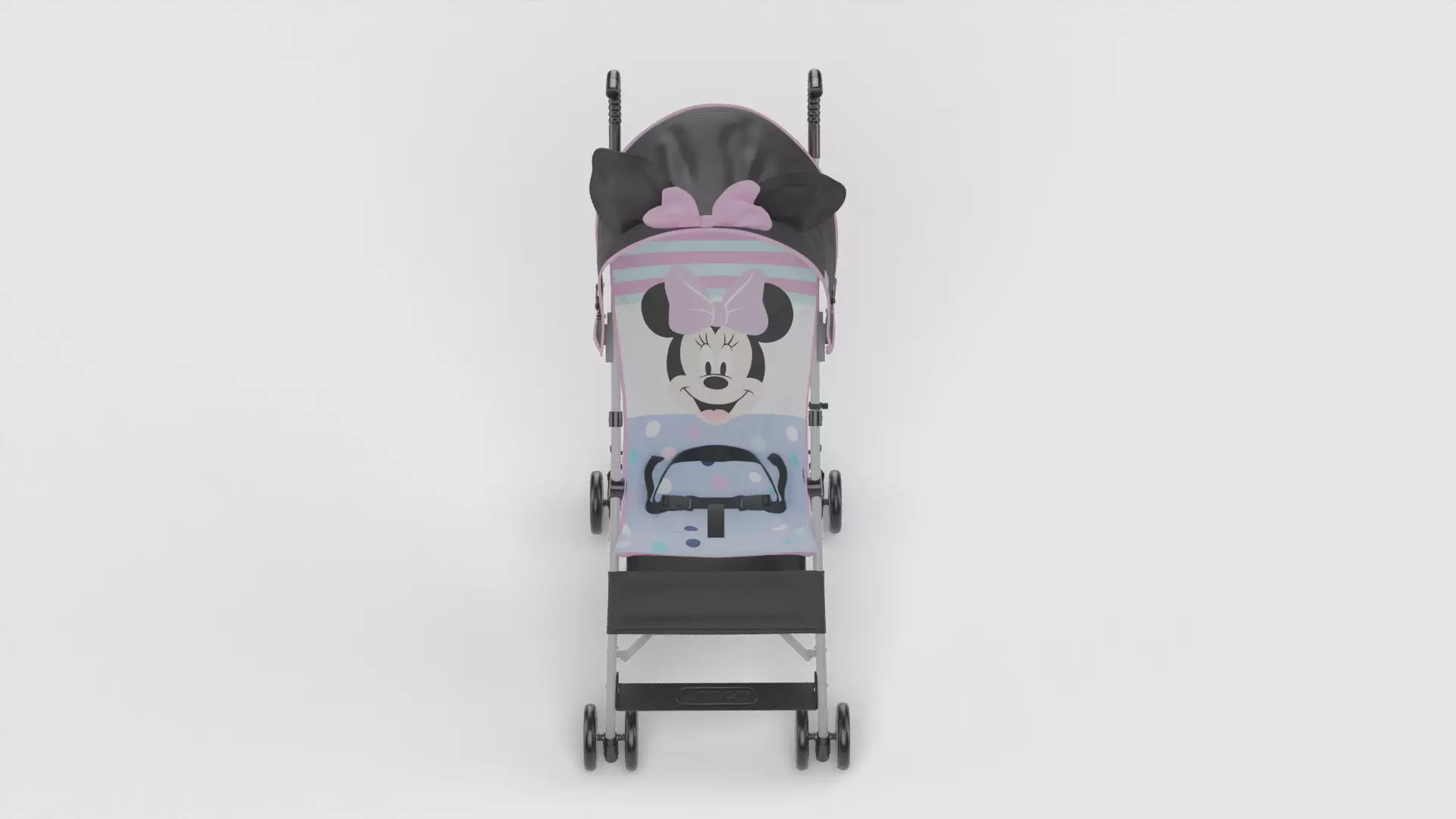 Baby stroller 3D model 3D model_2