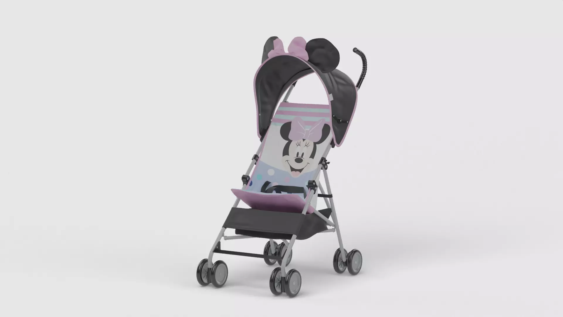 Baby stroller 3D model 3D model_0