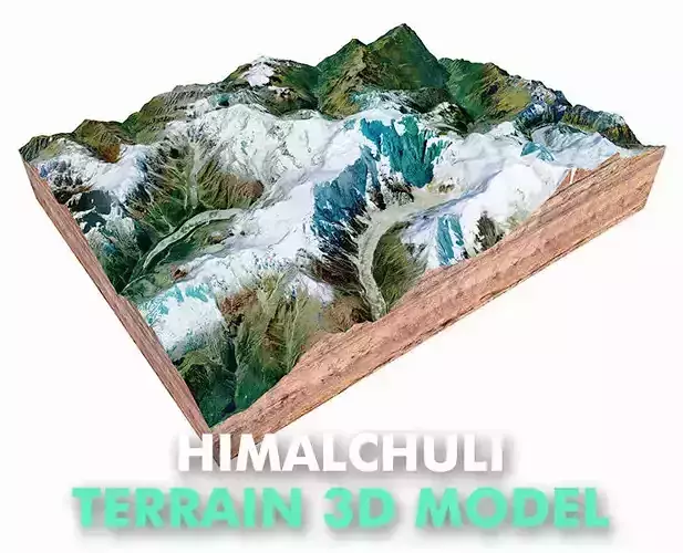 Himalchuli Mountain Nepal