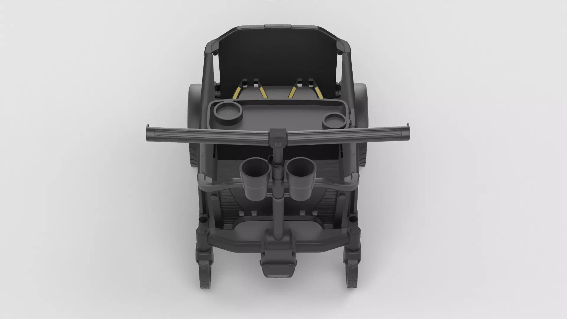 Baby stroller 3D model 3D model_2