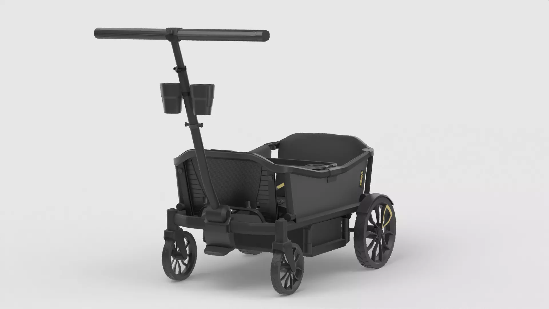 Baby stroller 3D model 3D model_0