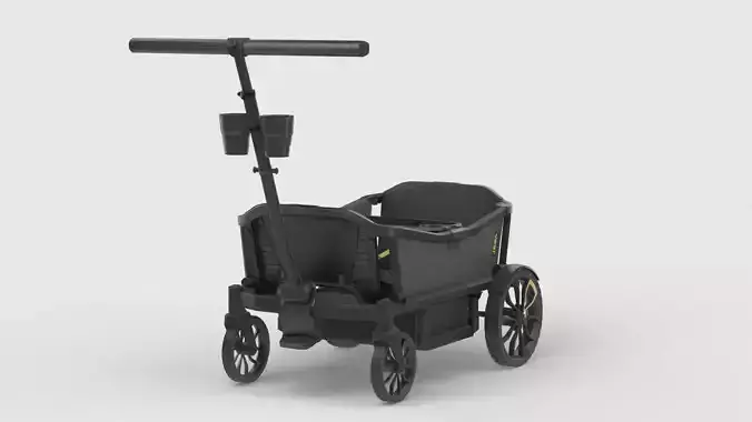 Baby stroller 3D model