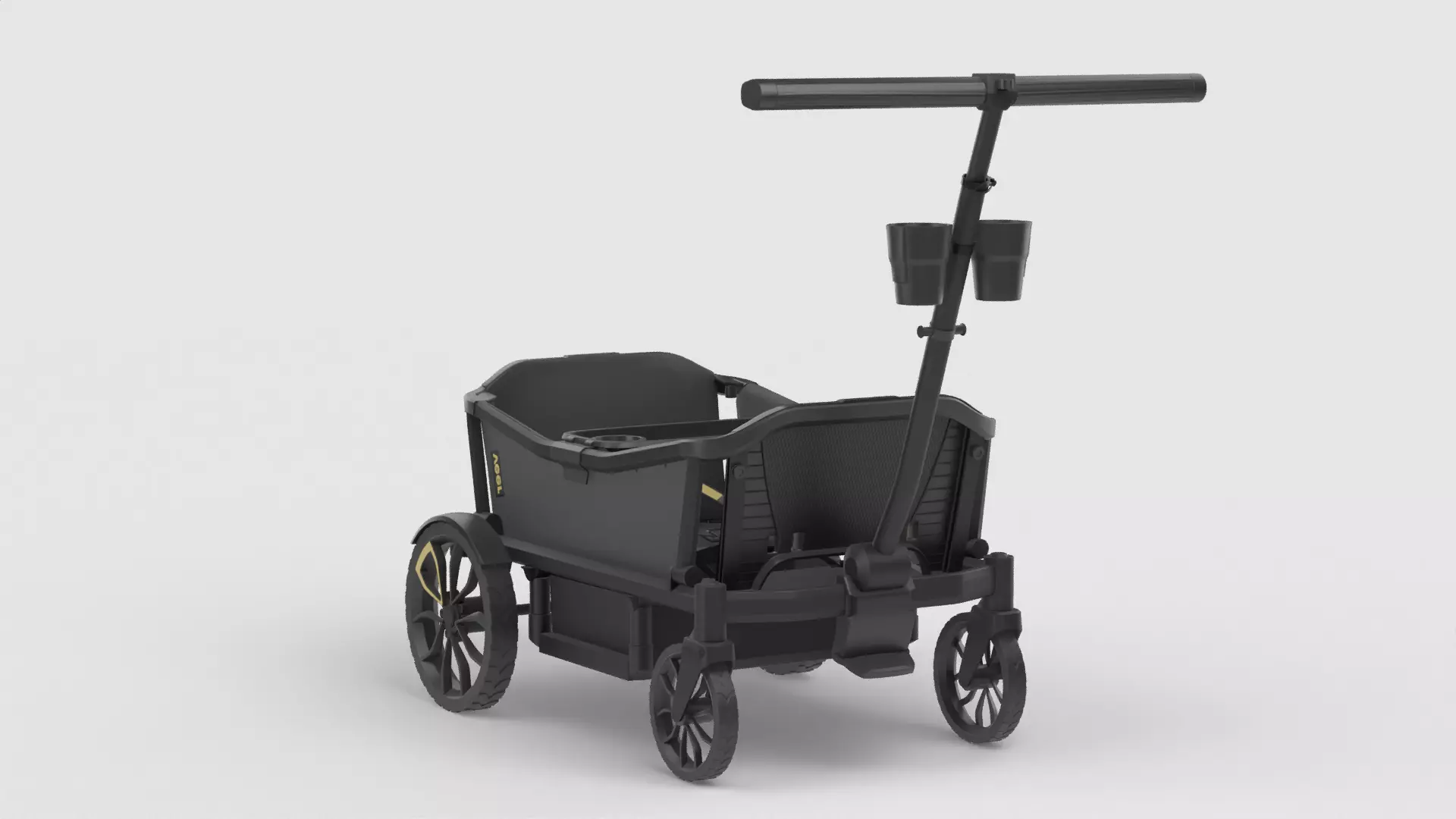 Baby stroller 3D model 3D model_4