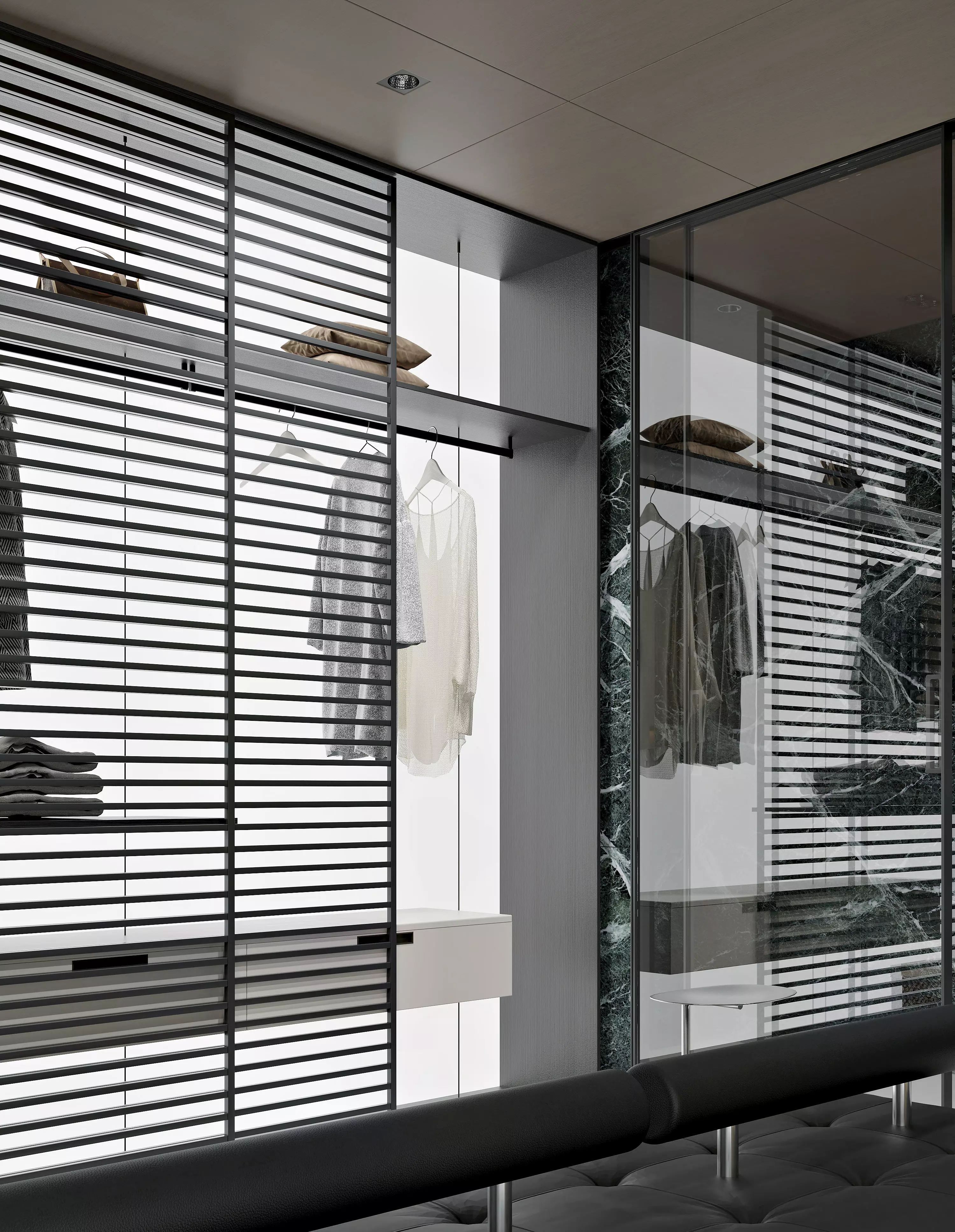 modern dressing room 3D model_3