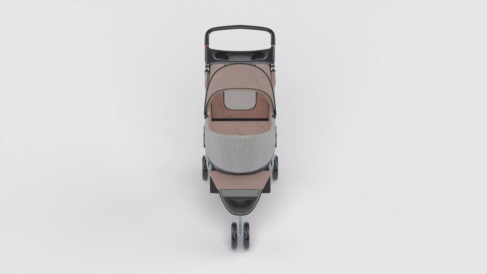 Baby stroller 3D model 3D model_2