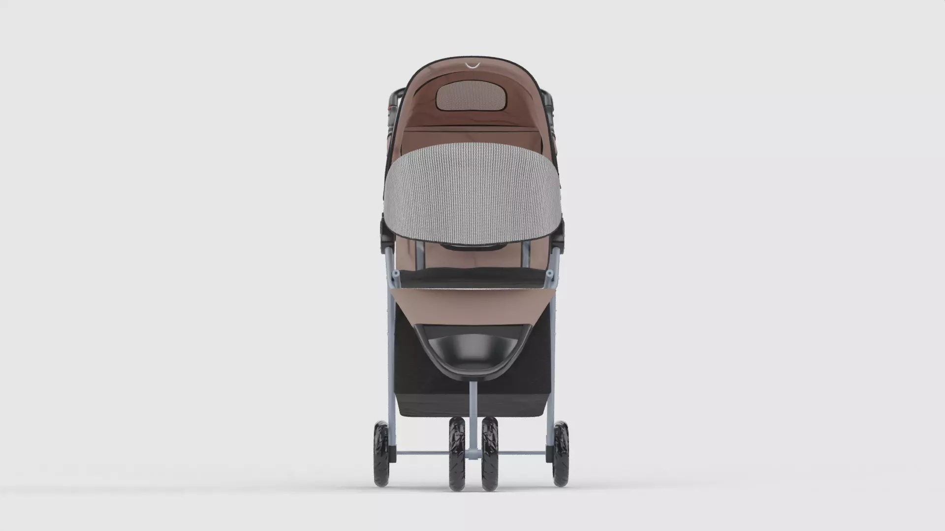 Baby stroller 3D model 3D model_1