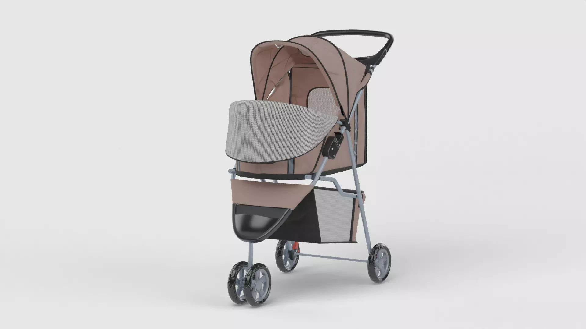 Baby stroller 3D model 3D model_0